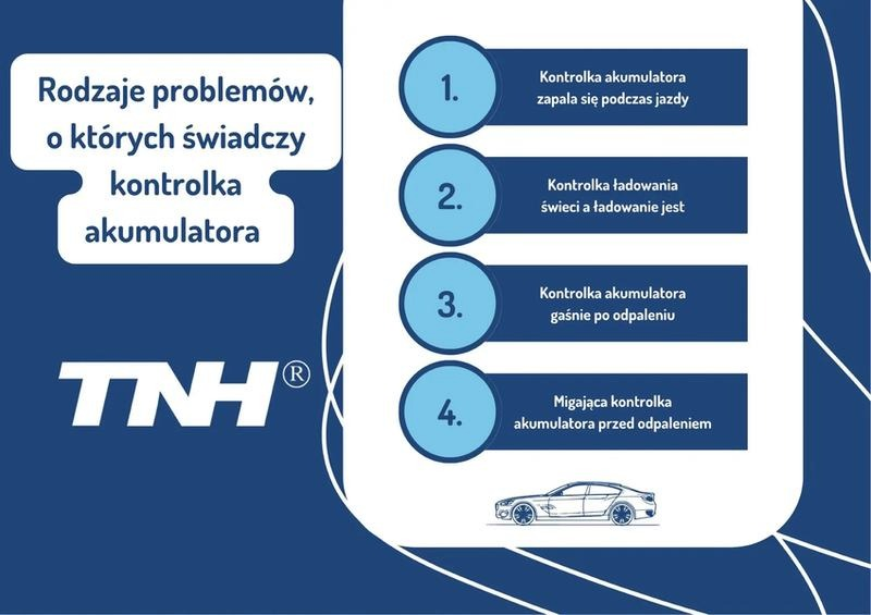 Kontrolka akumulatora – czy można jechać i co oznacza?